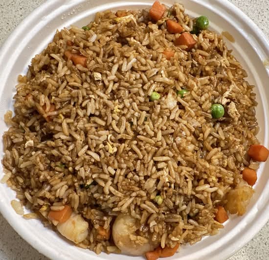 64. Riz frit aux crevettes / Shrimp Fried Rice 虾炒飯
